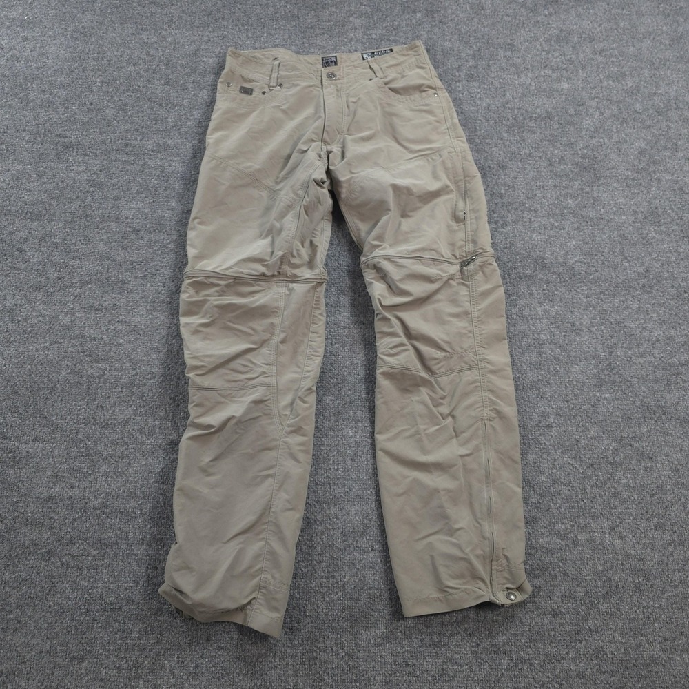 Kuhl Pants Mens 32x33 Beige Liberator Convertible Stealth Hiking Trail Outdoors